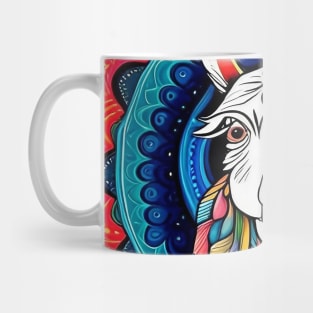 Ella the Colorful Yogi Llama Mug